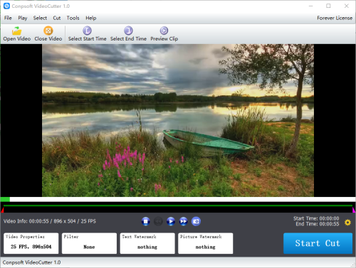 Conpsoft VideoCutter主界面截图【图】